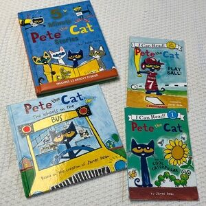 Scholastic Pete the Cat Book Set - Blue, Yellow, Green